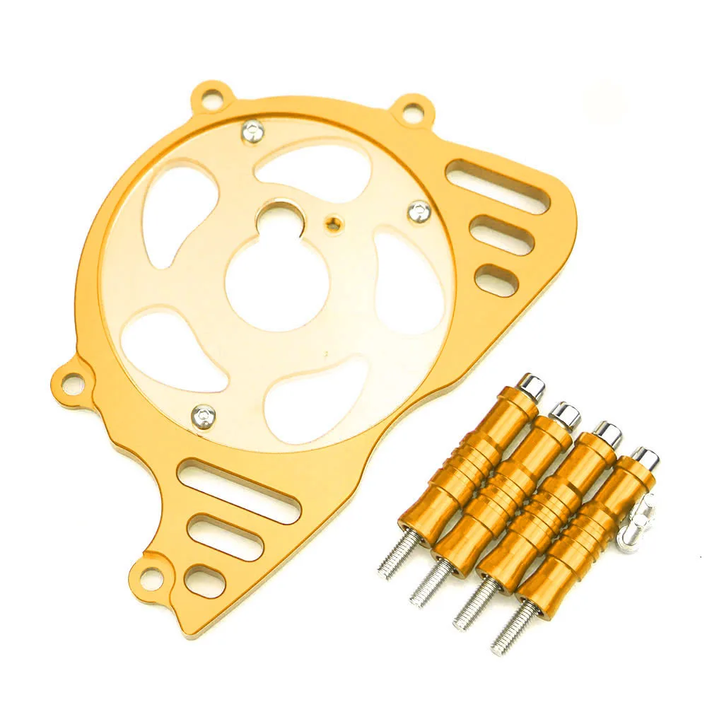 CNC алюминиевая передняя Звездочка мотоцикла цепь Защитная крышка зеленое золото для Kawasaki Z1000 2010 2011 2012 2013