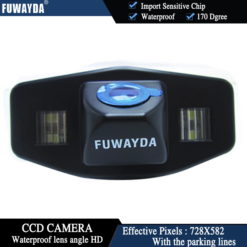 Автомобильная парковочная камера FUWAYDA цветная CCD заднего вида для Honda Accord