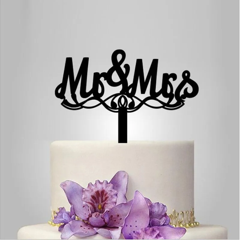 Деревенский Топпер для торта Mr &amp Mrs свадебное украшение модный дизайн свадебные