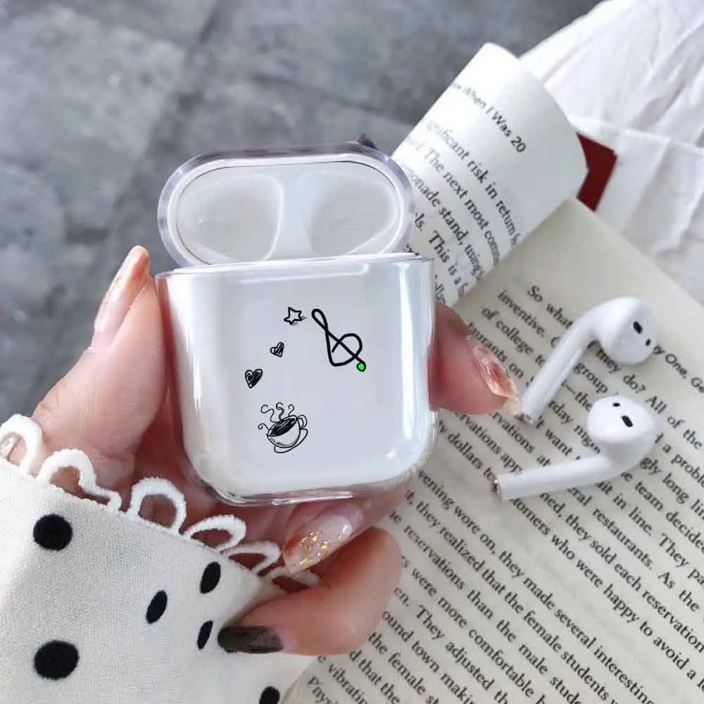 Прозрачный чехол для наушников Apple Airpods Роскошный наушников|Аксессуары