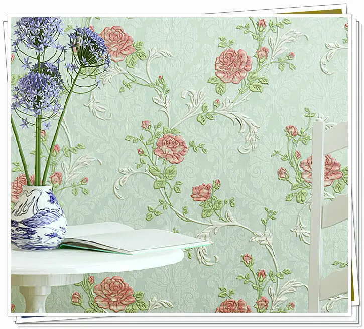 3D stereo Live Wallpaper environmental non-woven wallpaper bedroom background wall paper roll beach mural | Обустройство дома
