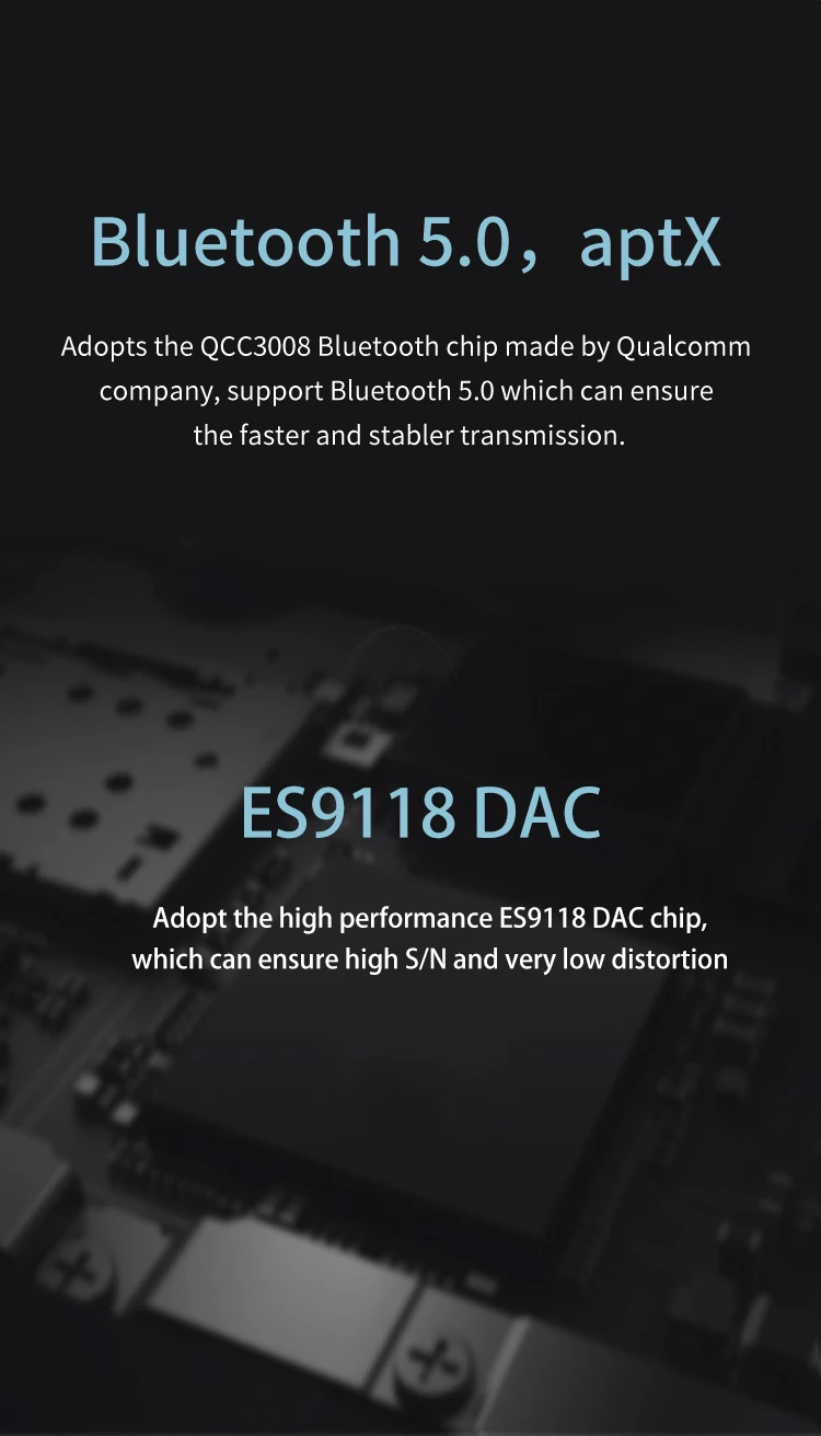 XDUOO XQ-25 портативный Bluetooth усилитель для наушников Bluetooth 5,0 AMP QCC3008 ES9118 ЦАП Поддержка APTX NFC сопряжение XQ 25 XQ25