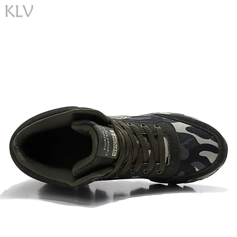 KLV/Лидер продаж; повседневная обувь для мужчин; сезон весна-осень; мужские кроссовки; Камуфляжный светильник; обувь на плоской подошве со шнуровкой; удобная обувь;#4
