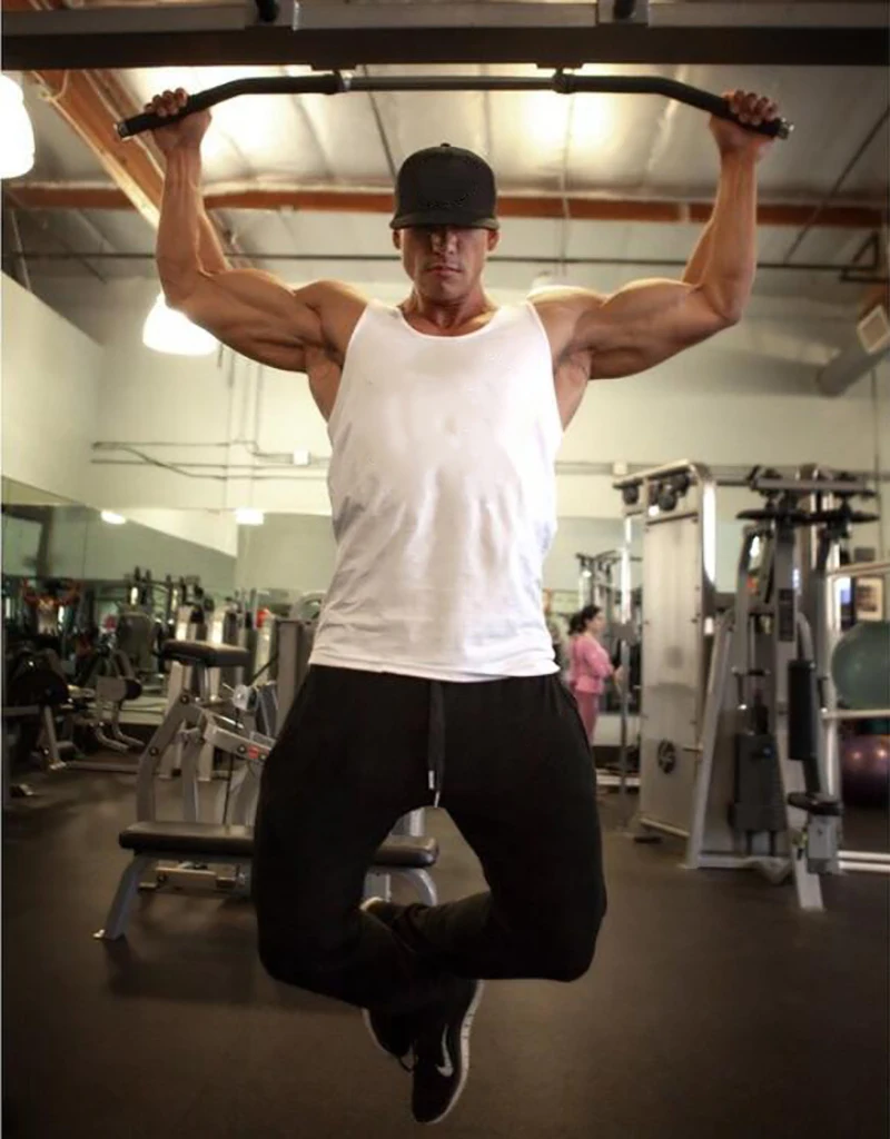 Бренд Muscleguys пустая одежда майка для фитнеса мужская хлопковая рубашка без