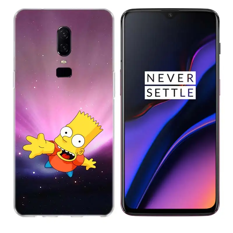 Барт Симпсон фантазия силиконовый чехол для телефона Oneplus 3 3T 5 5T 6T 7 Plus подарок