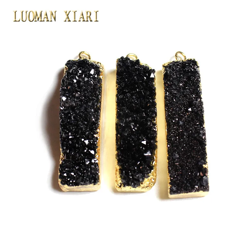 Оптовая продажа Уникальный 7 цветов прямоугольная естественная Друза Кристалл