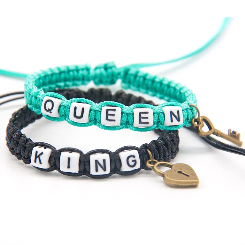 2 шт. пара изысканных браслетов для влюбленных женщин и мужчин в подарок|Браслеты