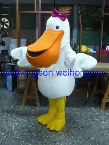 Костюмы высокого качества "Pelican Mascot" для шоу, кино и косплея на тему мультфильмов и комиксов, подходят для дня рождения и других праздников. 282.