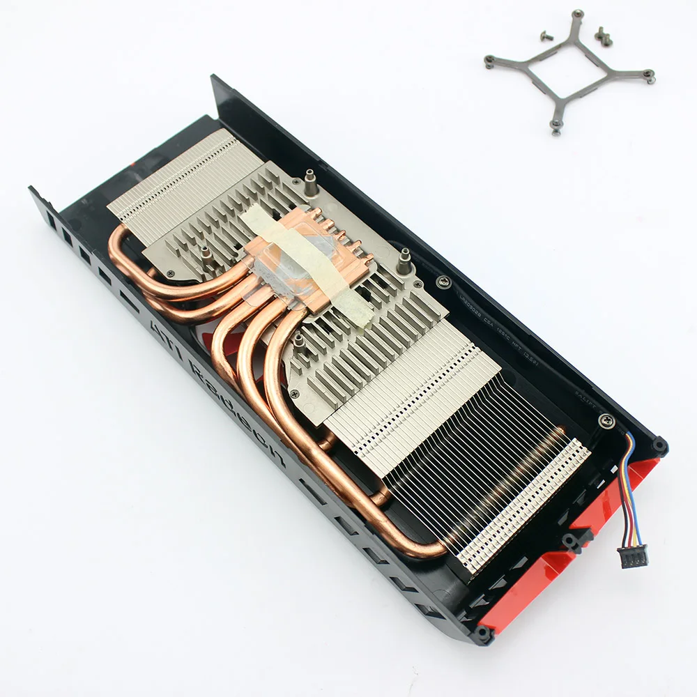 Новый вентилятор для XFX AMD HD5850 53*53 мм HD 5850 графическая карта радиатор охлаждающий