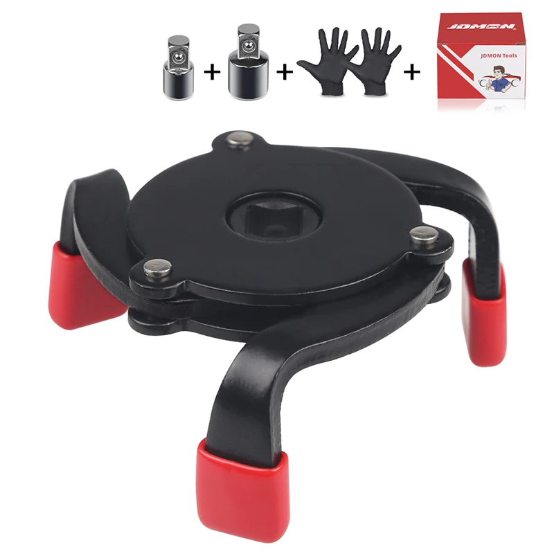 Инструмент для удаления масляного фильтра с тремя когтями и адаптером отправки