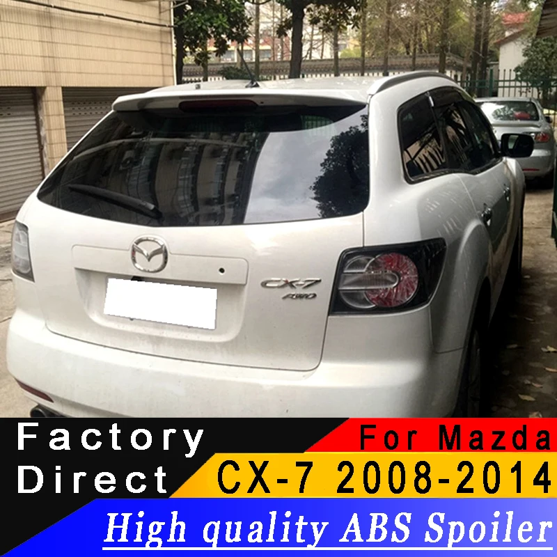 Фото Для Mazda CX7 2008 до 2014 заднее крыло спойлер высокого качества ABS из - купить