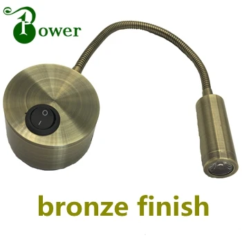 Светодиодная подсветка для изголовья кровати бронзовая отделка 2 Вт сделай