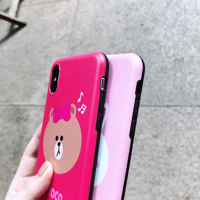 Модные чехлы для телефонов с милыми животными iphone 6 7 8 Plus X XS XR XSMAX Мультяшные пары