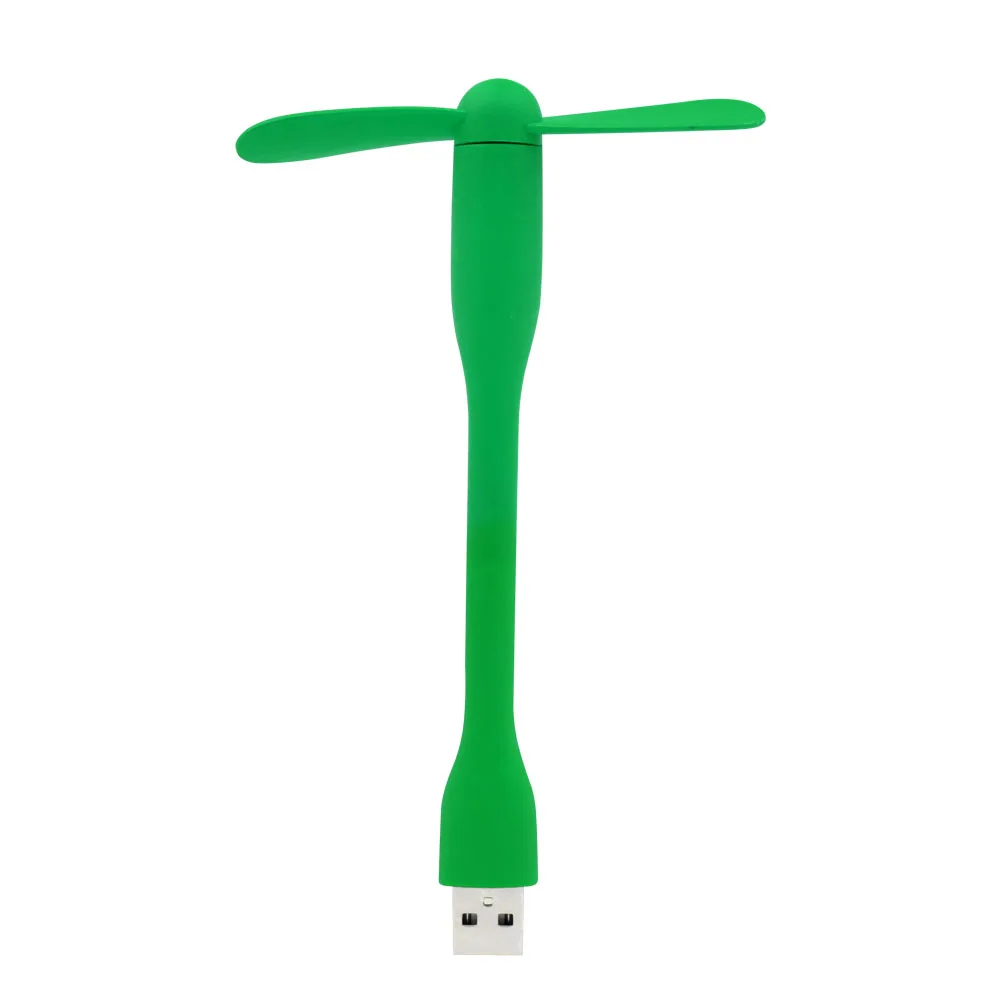 Green Портативный 6 цветов мини охлаждающий USB вентилятор Micro USB 2,0 вентиляторы гибкий летний гаджет Высокое качество для планшетов power Bank ноутбуков - Цвет: Green