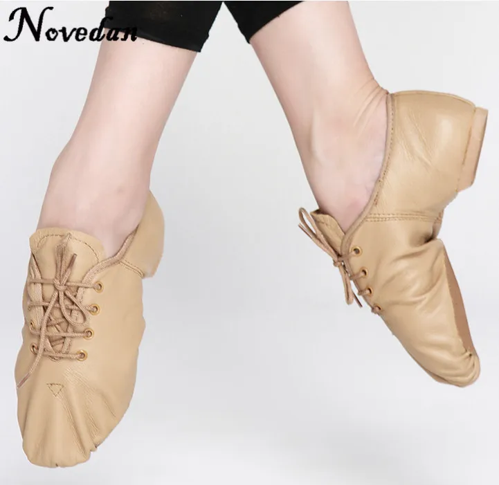 Черные желтые кожаные на шнуровке джазовые танцевальные туфли мягкие оксфорды