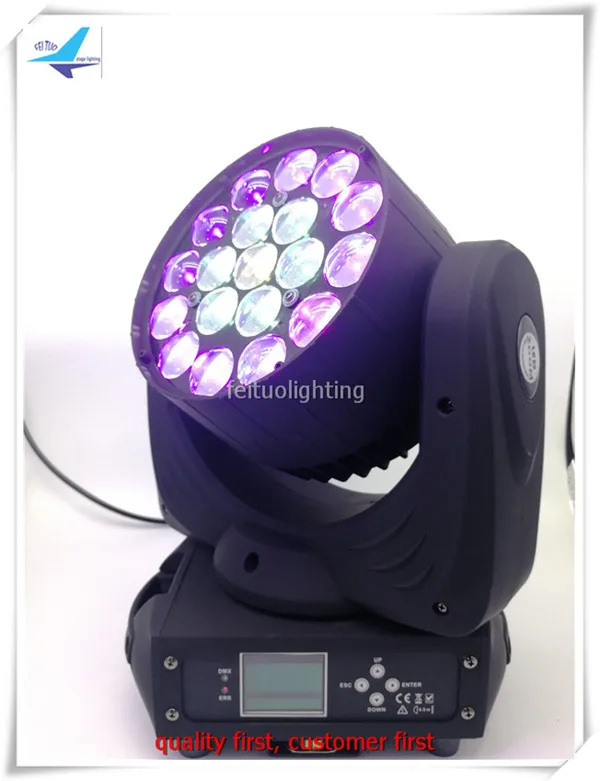 4x circle control 19x15w led moving head lyre 4 in 1 zoom beam wash for disco dj stage | Лампы и освещение