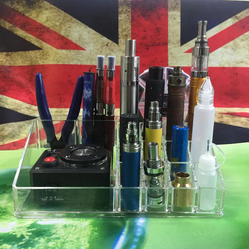 Бокс мод Ego Bottle RDA RBA для вейпа стойка выставок атомайзер батарейка держатель