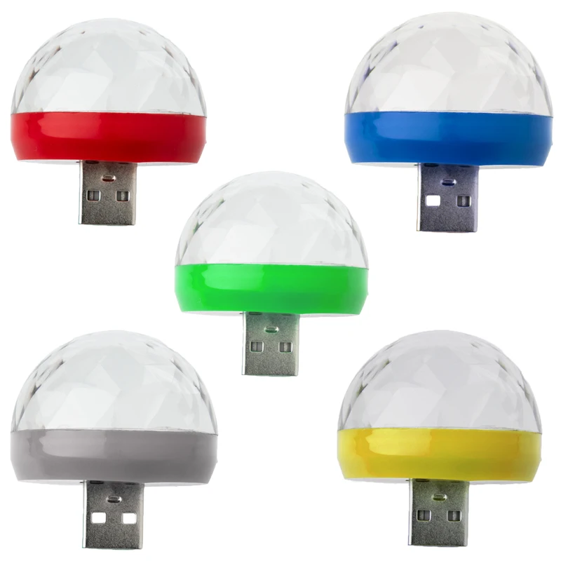 Автомобиль Led USB Атмосфера свет DJ RGB мини красочные Музыка Музыкальная лампа для C