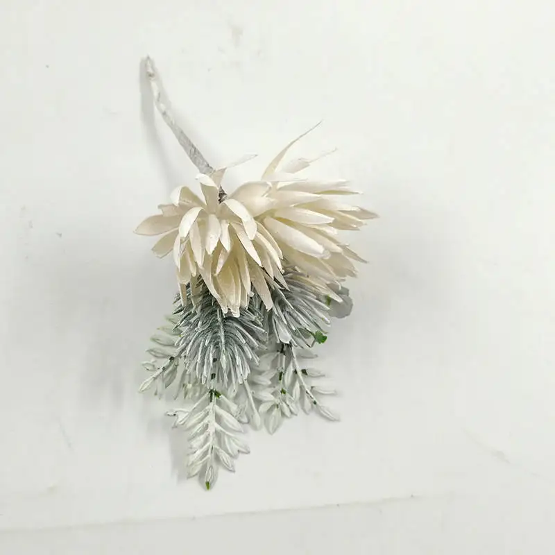 Timido grama orvalho branco buque DE flores artificiais bolha recados casamento flor decorati | Дом и сад