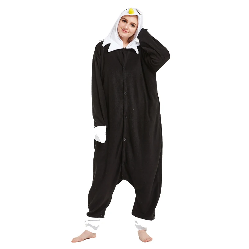 Kigurumi пижамы для взрослых Косплей Тигр собака слон Единорог Синяя Акула Onesie Lemur пижамы Домашняя одежда для вечеринок для женщин и мужчин