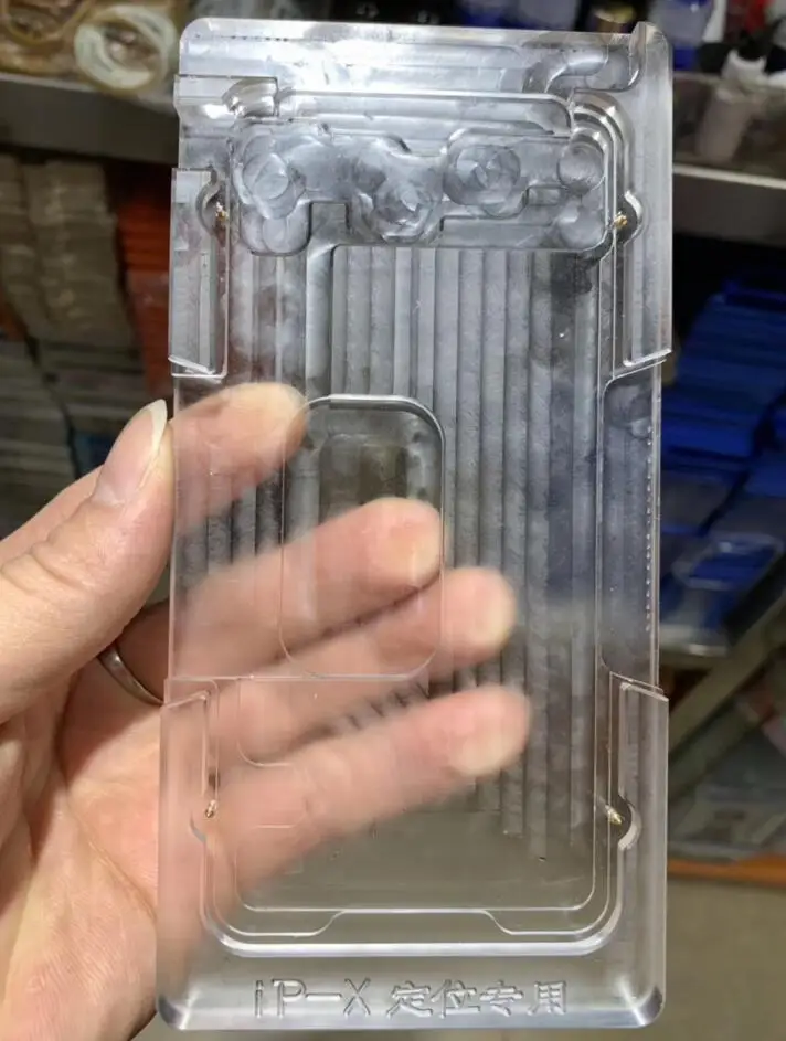 

High precision alignment for iPhone X//XS/XS MAX lcd touch screen glass OCA digitizer position mold laminating