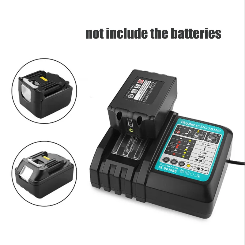 \ TNew литий-ионный Батарея Зарядное устройство для Makita 18v литий-ионный Батарея BL1830BL181