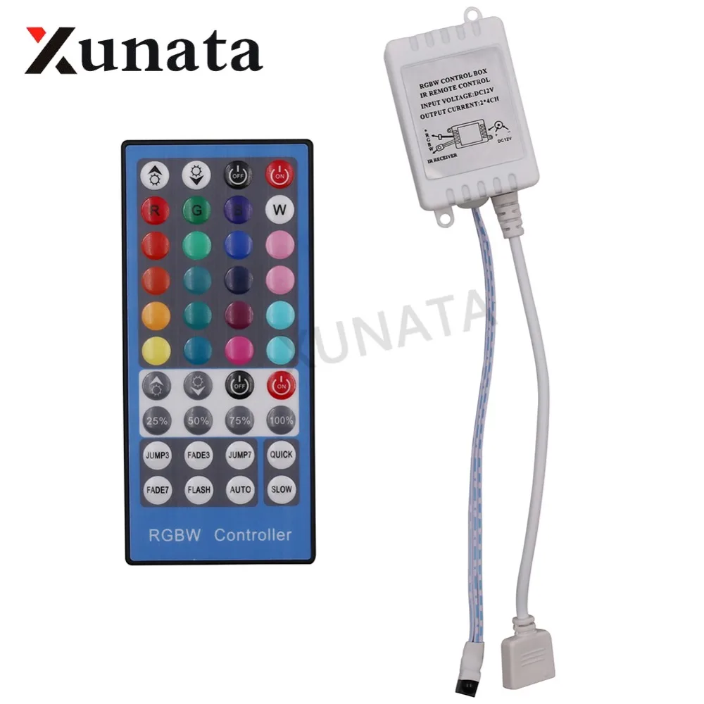 RGBW RGBWW DC12 24V 40 кнопочный 5 контактный ИК пульт дистанционного управления для 5050