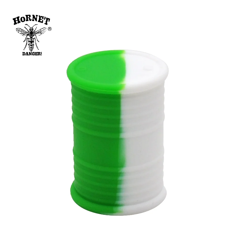 HORNET Oil Barrel Shape Wax Jar 16 ML Volume FDA Silicone Container Big Nice Barral Portable Size | Дом и сад