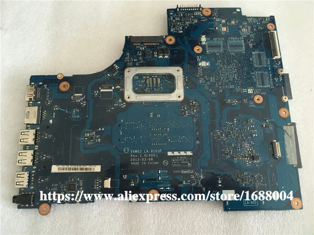 Фонарь 2hxcx 02HXC для DELL INSPIRON M531R 5535 Материнская плата ноутбука VAW03 фонарь рев: 1 0 (A00) ПК