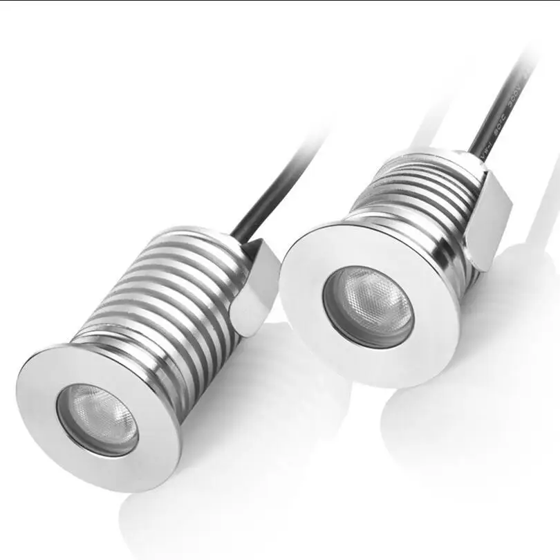 1pcsLED ландшафтное освещение 1 Вт 3 Led мини LED подземный свет DC12V 24 в подземные лампы