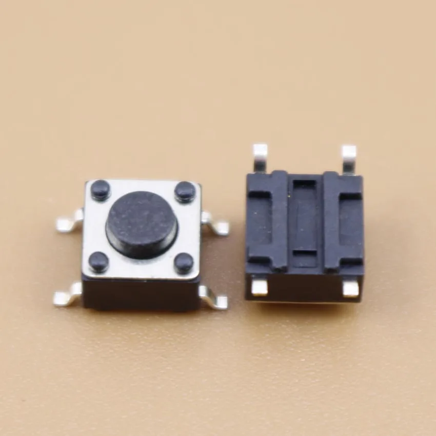 Микропереключатель YuXi SMD 4 контактный 6x6x4 3 H тактовый переключатель|switch button|switch micro