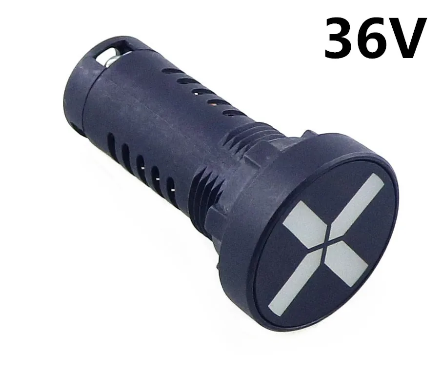 AD16-22W/D/G/N квадратный высокой яркости двухцветный индикатор положения лампы - Цвет: 36V
