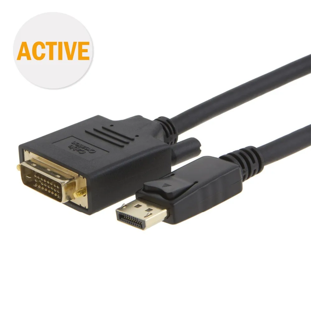 Активный DP к DVI кабель активный DisplayPort кабелю I поддержка нескольких экранов Eyefinity