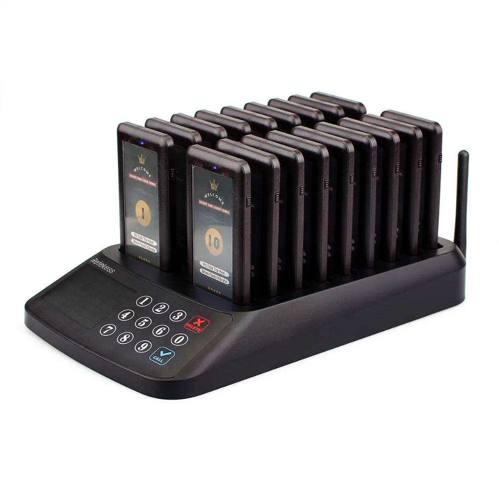 Пейджер для ресторанов RETEKESS T115 беспроводная система вызова пейджер клиентская