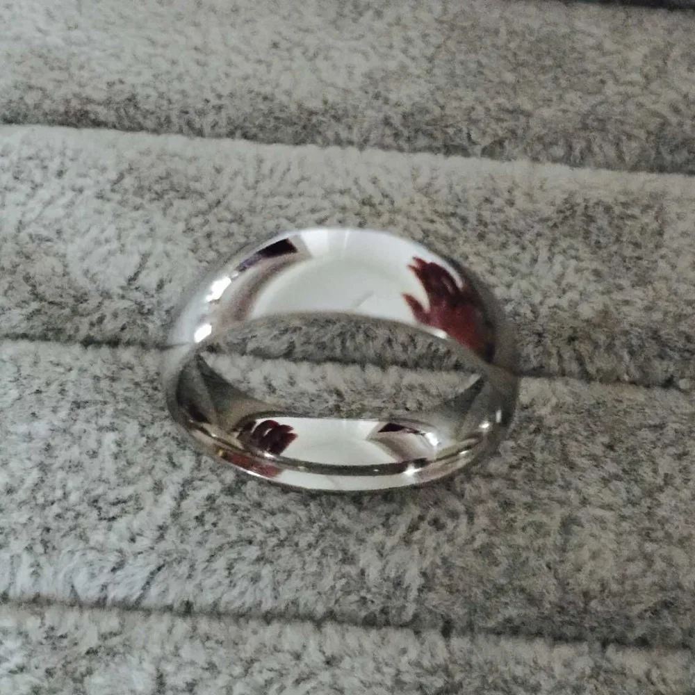 Мужское кольцо из нержавеющей стали anillo классическое серебряное 8 мм Размер