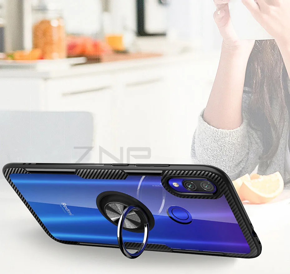 ZNP Роскошная подставка с магнитным кольцом чехол для Red mi Note 7 Red mi K20 Pro 7 держатель полный чехол Чехол для Xiaomi mi 9 8 SE mi 8 Lite чехол