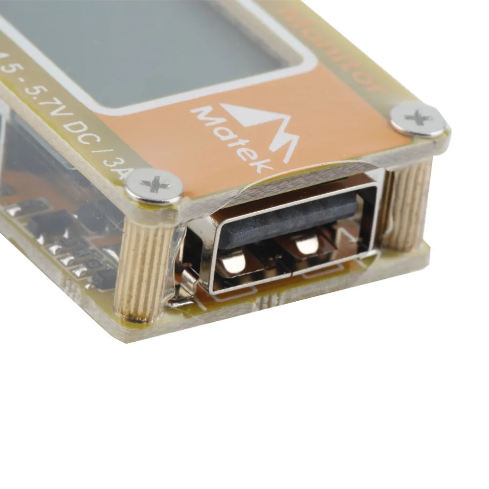 Портативное зарядное устройство с ЖК дисплеем и USB измеритель напряжения тока