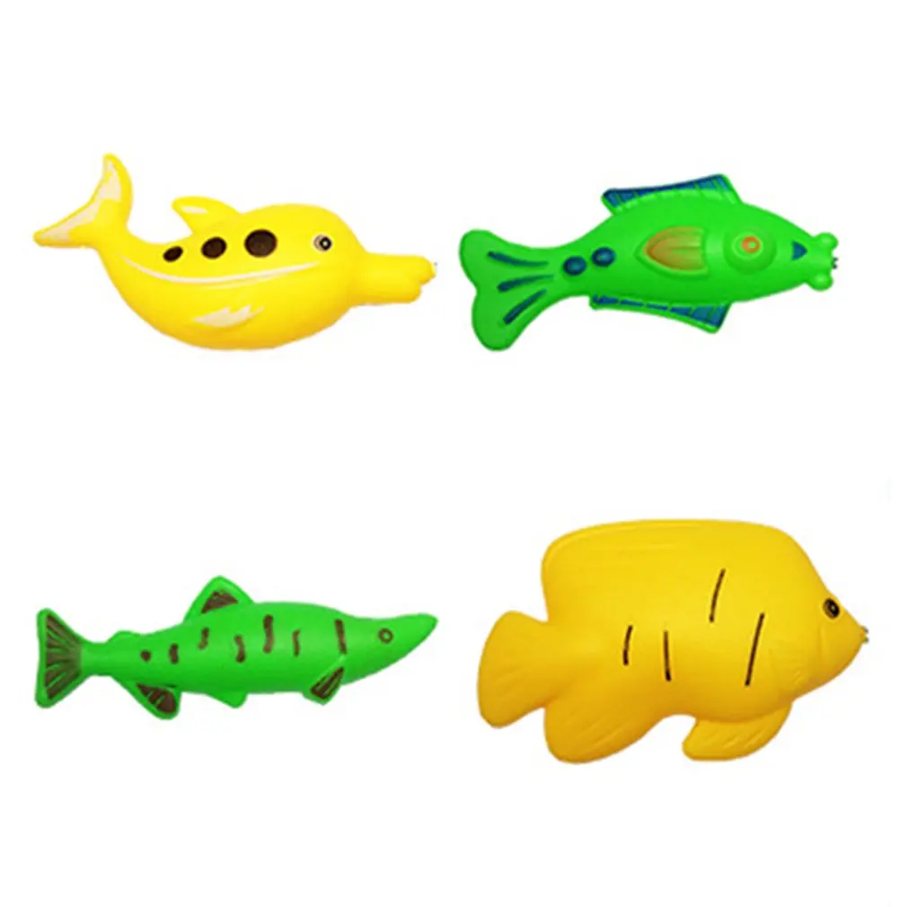 

27Pcs Set Plastic Magnetic Fishing Toy Baby Bath Toy Fishing Game Kids 1 Poles 1 Nets 25 Magnet Fish Indoor Outdoor Fishing Toy