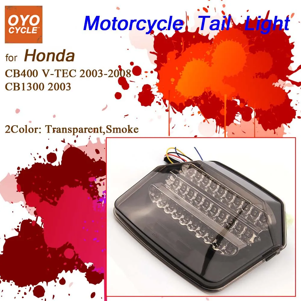Светодиодный задний фонарь для Honda CBR1000RR CBR600RR CBR600 RC51 VTR1000 интегрированный