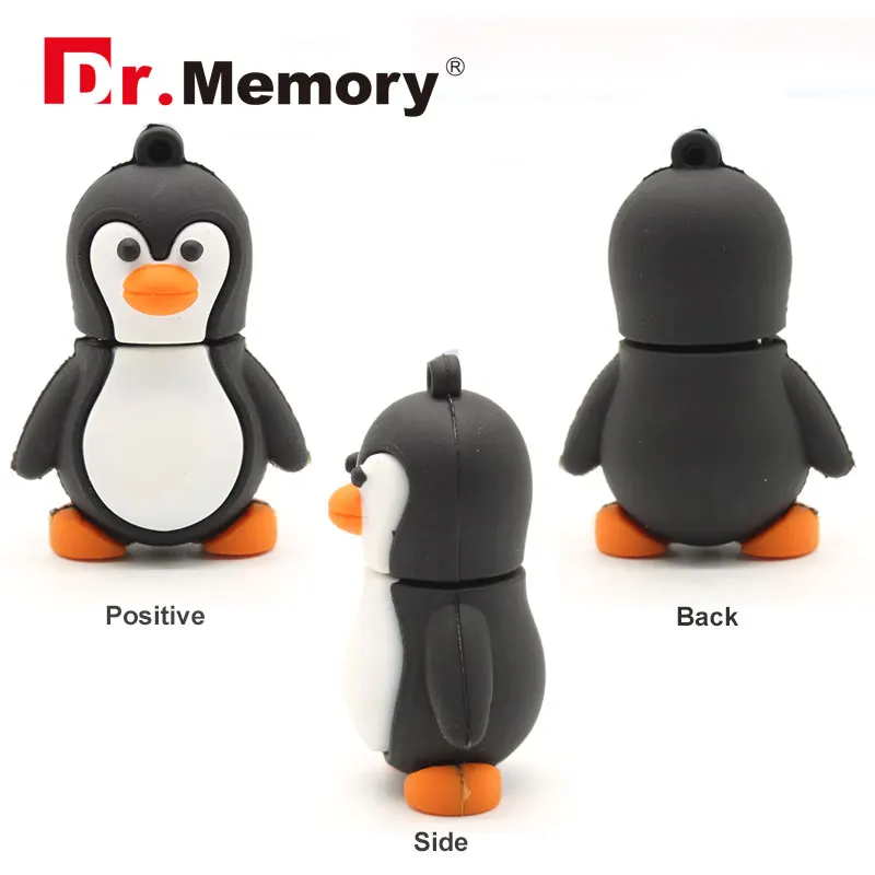 Прекрасный Пингвин USB флэш накопители с героями мультфильмов накопитель 32 GB в