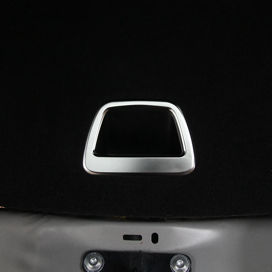 

Top Quality Chrome Trunk Door Button Cover Trim For Discovery Sport 2015 2016 Car Accessory