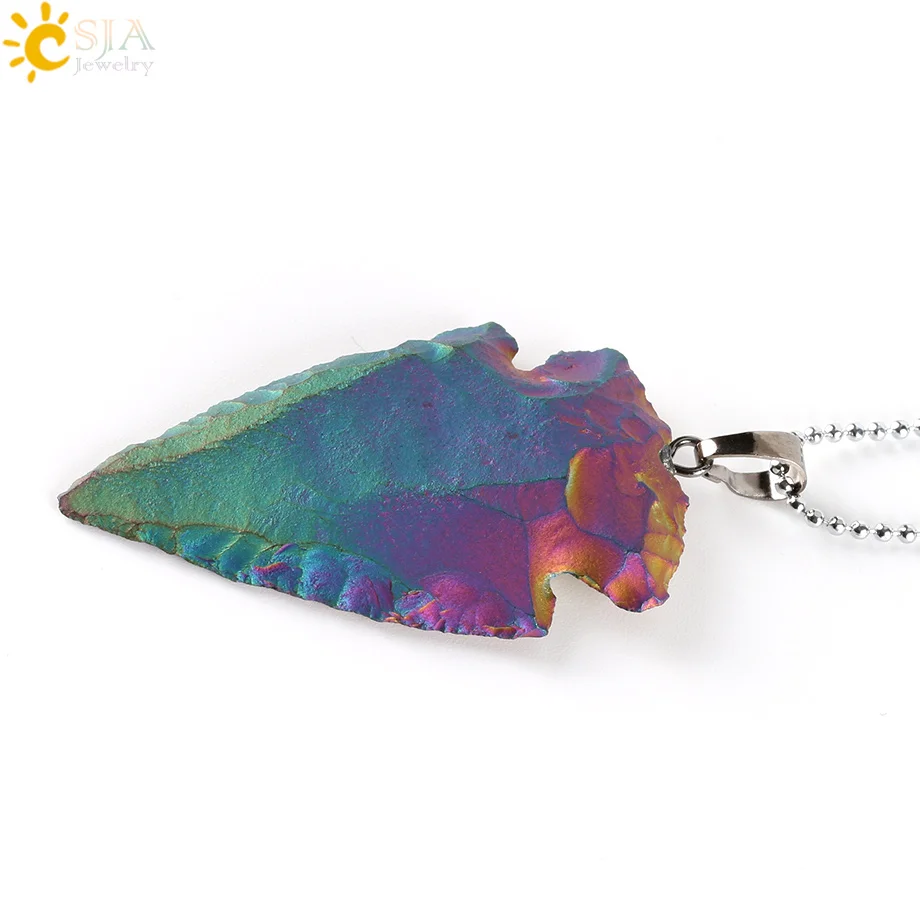 CSJA натуральный индийский необработанный оникс тибетское ожерелье мужское синее