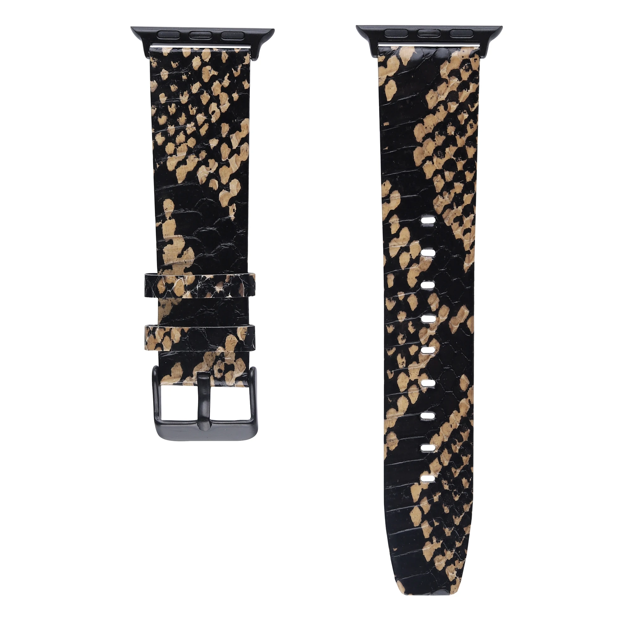 Модный Роскошный кожаный ремешок для apple watch 5 4 3 2 1 iwatch 38 40 42 44 мм с пряжкой|Ремешки