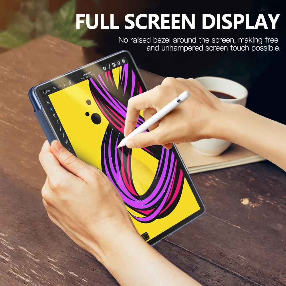 Чехол накладка для Samsung Galaxy Tab S5e 2019 ультратонкий с функцией автоматического - Фото №1