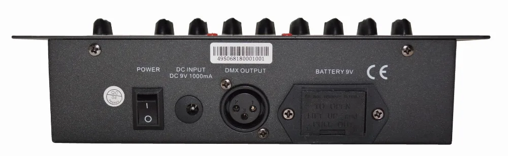16 канальный простой DMX консоль 16CH dmx512 легко ступенчатый регулятор освещения