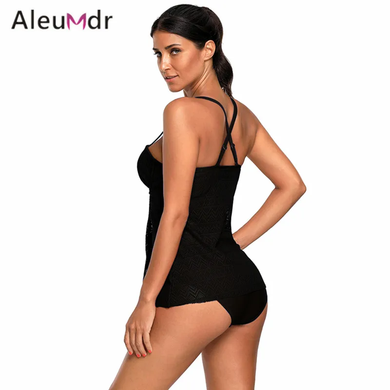 Aleumdr Купальники для малышек Для женщин комплект бикини сексуальные Кружево Flyaway