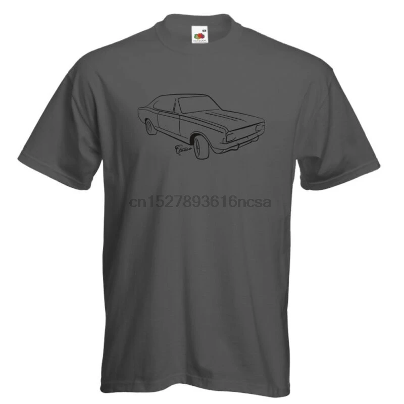 Футболка-Opel Commodore A Coupe-Oldschool немецкий автомобиль-Leif Steil | Мужская одежда