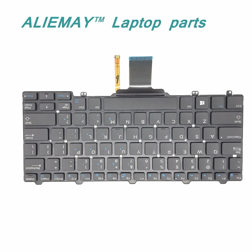 Оригинальная клавиатура с подсветкой США для ноутбука DELL laitude12 5250 7270 5270 3150 3160 7275