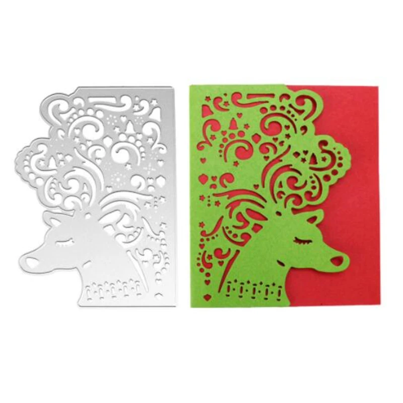 

SCD543 Deer Cover Metal Cutting Dies For Scrapbooking Stencils DIY Album Cards Decoration Embossing Folder Die Cuts Template New