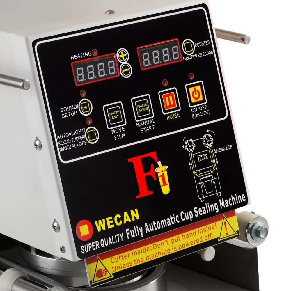 

Electric 420W Cup Sealer Sealing Machine Coffee Boba Bubble Tea 500-650 Cups/hr